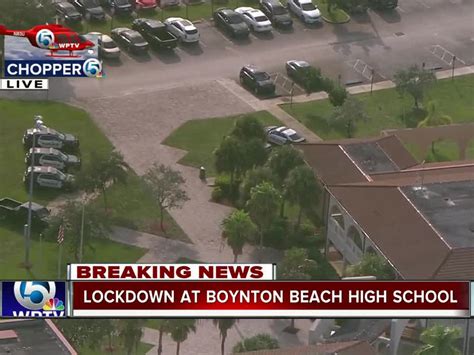 Boynton Beach High lockdown lifted - wptv.com