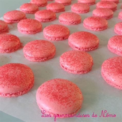 Macarons à la fraise Tagada Les Gourmandises de Némo