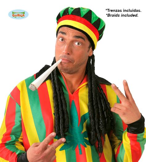 Rasta Hat With Dreads - PartyWorld