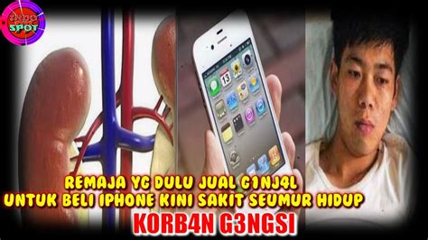 Demi Gengsi Remaja Jual G1NJ4L Untuk Beli Iphone Kondisinya Sekarang