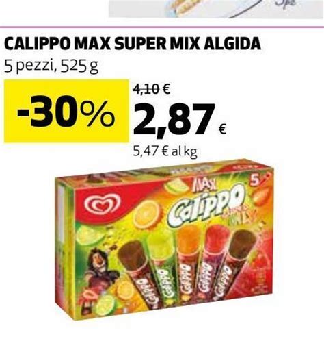 Calippo Max Super Mix Algida Offerta Di Ipercoop