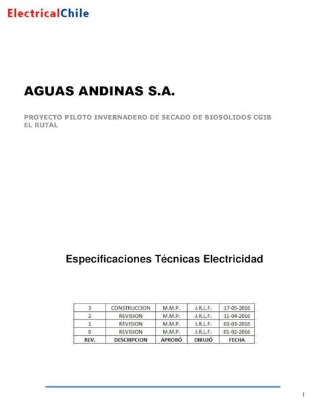 Pdf Especificaciones T Cnicas Electricidad Conforme A Norma Iec