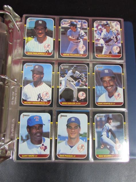 Lot Detail 1987 DONRUSS BASEBALL CARD SET