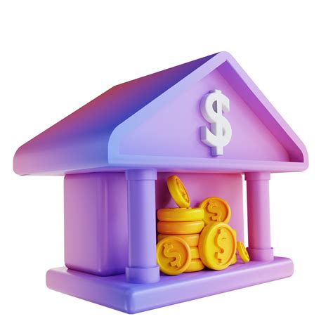 3d Illustration Colorful Money Bank 9394551 Png