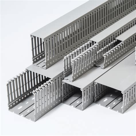 100x60 Slotted Type Cable Trunking A Plus Plastic Electric