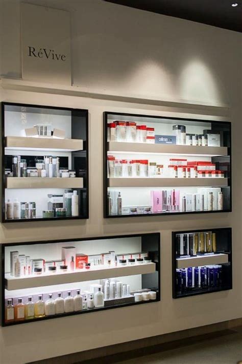 Pharmacy Shelves Filled with Products