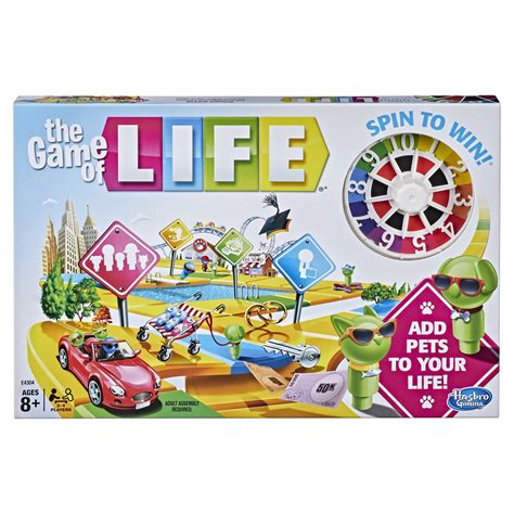 The Game Of Life Board Game For Kids Ages 8 And Up Game For 2 To 4