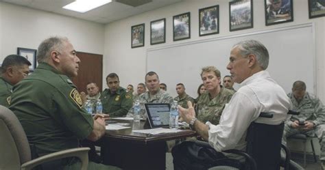 Governor Abbott Visits National Guard Troops Deployed To Border Greg