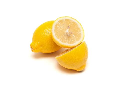 Premium Photo Fresh Lemon Isolated On White Background