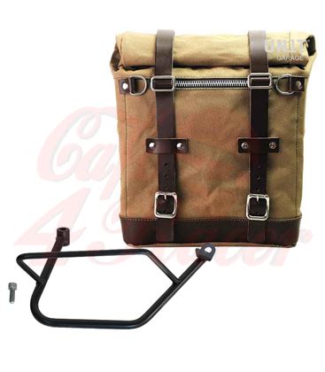 Canvas Side Pannier Scram L L Right Subframe Kawasaki Z Rs