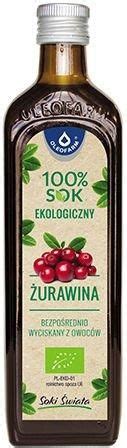 Oleofarm Sok Z Żurawiny 100 Bio 490Ml Ceny i opinie Ceneo pl