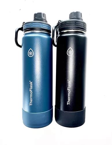 Set Thermoflask Botella De Agua Aislada De Acero Inoxidable Env O Gratis