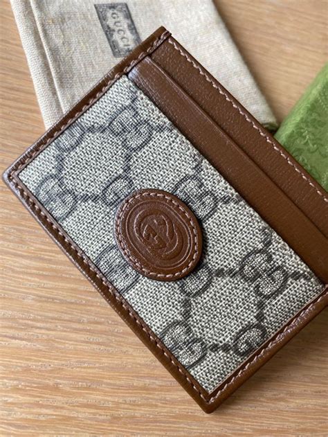 Original Gucci Kartenetui In Gg Supreme Neu Kaufen Auf Ricardo