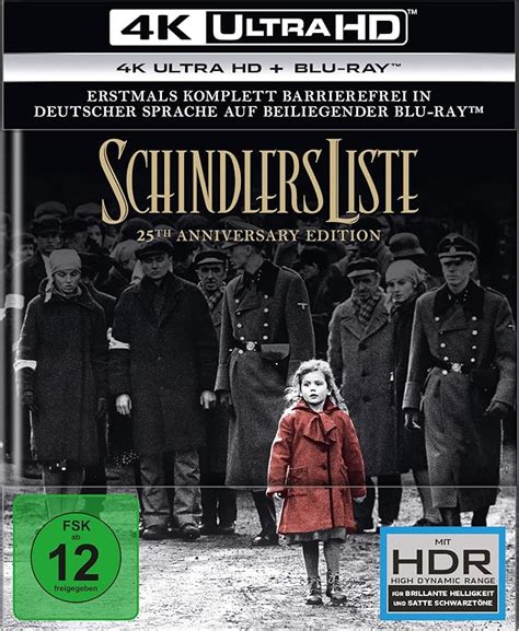 Amazon Co Jp Schindlers Liste Th Anniversary Edition K Uhd