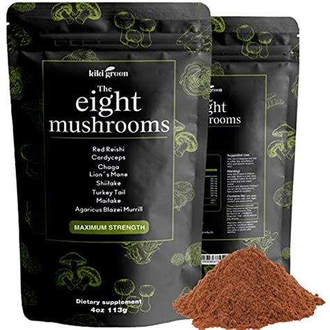 Kiki Green Mushroom Powder Extract The Mushrooms Supplement Blend