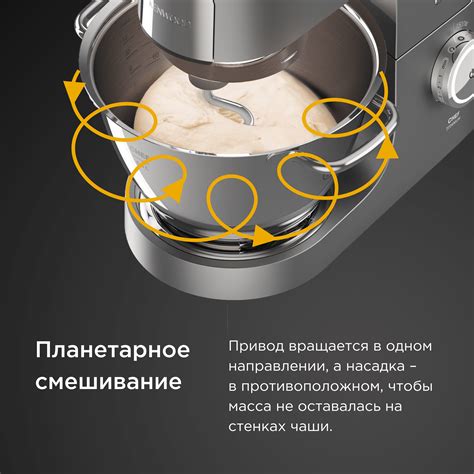 Кухонный комбайн Kenwood Chef Titanium KVC7300S, 1500 Вт, серебристый ...