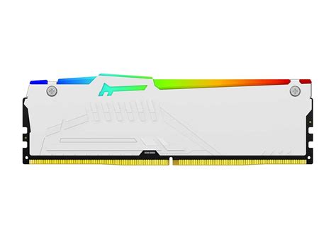 32gb Kingston Fury Beast Rgb Ddr5 Pc5 41600 5200mhz Dimm White Low