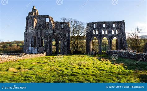 The Remains of Dundrennan Abbey, a Medieval Abbey in Scotland Stock ...