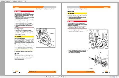 Still Electric Forklift Truck Rx Original Instructions Auto
