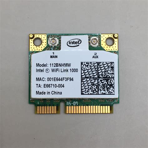 Intel Wifi Link Bnhmw Bnmmw