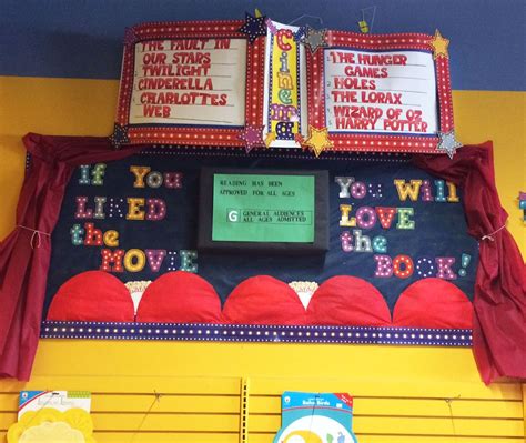 This Marquee Movie Theater Bulletin Board Was Created By Education