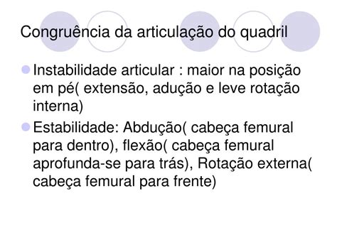 Ppt Complexo Articular Do Quadril E Cintura P Lvica Powerpoint