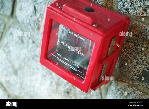 Break Glass Fire Alarm Stock Photo - Alamy