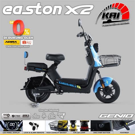 Jual Sepeda Listrik Genio Easton X By United Bike Sepeda Listrik