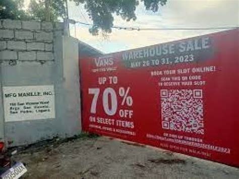 Warehouse Sale Ng Vans Circa Sa San Pedro Laguna Youtube