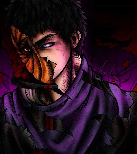 Obito From Naruto Fan Art By Me By Blurphage On Deviantart