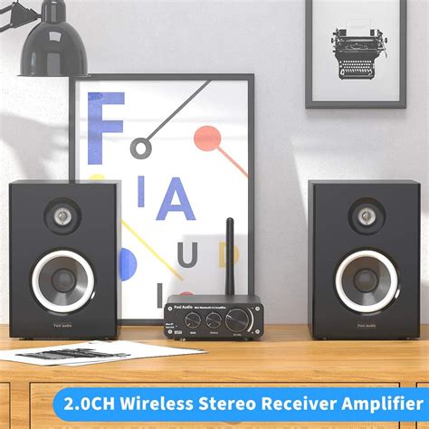 Buy Fosi Audio Bt A Bluetooth Stereo Audio Amplifier Receiver