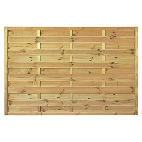 T J Sichtschutzelement Maxi Massiv Maße B x H 180 x 120 cm Holz