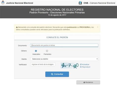 Elecciones Legislativas Hasta Cuándo Se Podrá Consultar El Padrón