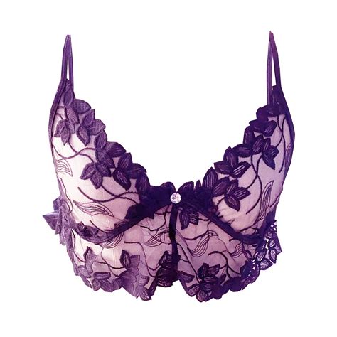 Verpetridure Wireless Bras For Women Women S Sheer Lace Bralette Sexy