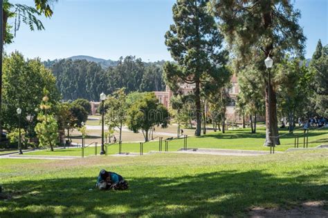 UCLA Campus on a Summer Day Editorial Stock Photo - Image of ...