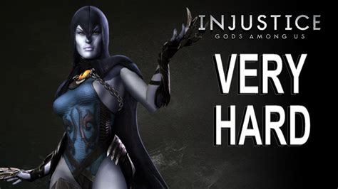 Injustice Gods Among Us Raven Classic Battles VERY HARD NO MATCHES