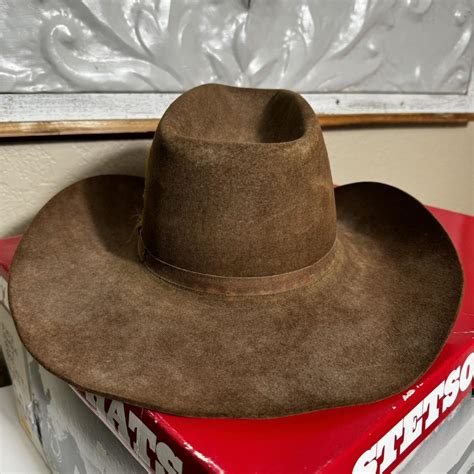 Vintage Stetson Cowboy hat with box All sales... - Depop