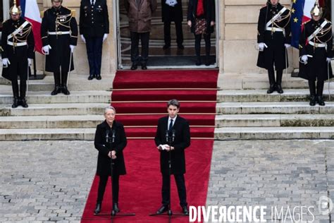 Borne Attal Passation Des Pouvoirs Par Cyril Bitton Photographie