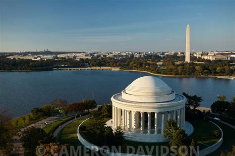 Aerialstock Aerial Photograph Of The Jefferson Memorial In Washington Dc