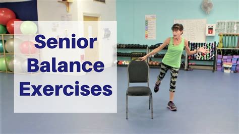 Senior Balance Exercises Youtube