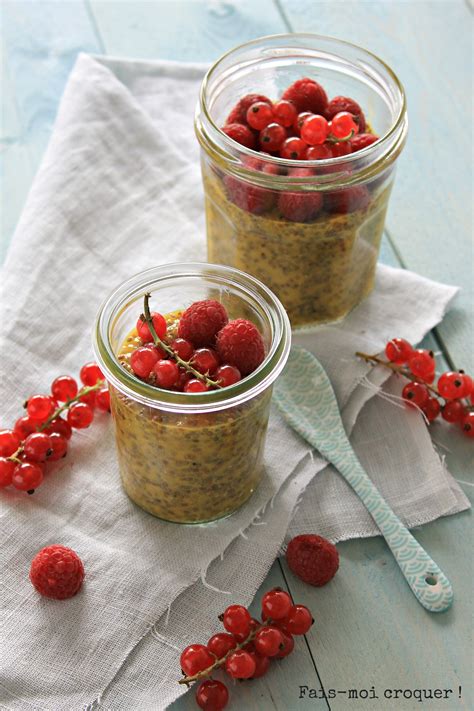 Chia Pudding à la mangue Vegan Green Fais moi croquer