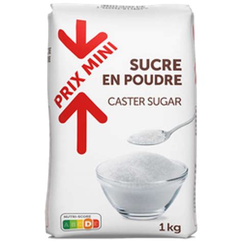 Sucre Blanc En Poudre Prix Mini 1 Kg La Belle Vie Courses En