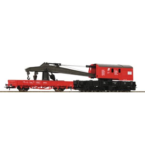 ROCO 56239 Spur H0 ÖBB Kranwagen mit Schutzwagen Ep IV V AKTUELLE B