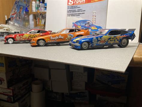 All Of The Monza Funny Cars Of Jungle Jim Drag Racing Model Cars