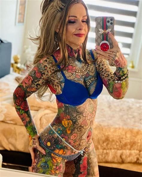 Gran Shows Off K Tattoo Collection Over Her Entire Body Daily Record