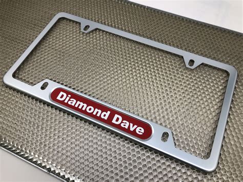 Car Narrow Top Anodized Aluminum License Plate Frames Best For The