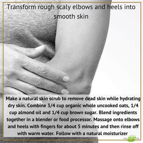 rough scaly elbows and heels this can be uncomfortable - make your own natural chemical free ...