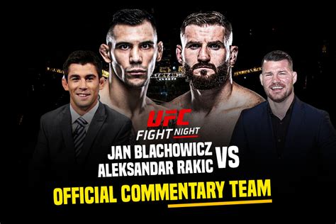 UFC Vegas 54 Jan Blachowicz Vs Aleksandar Rakic The Official