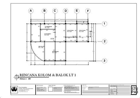 Kolom Balok Lt 1 Pdf