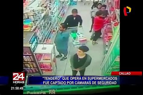 Captan a tendero que opera en supermercados del Callao Vídeo